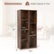 7-Compartment Storage Shelf Freestanding, Vertical and Horizontal Options